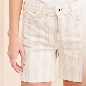Anthropologie Pilcro Boyfriend Slim Denim Shorts Size 29